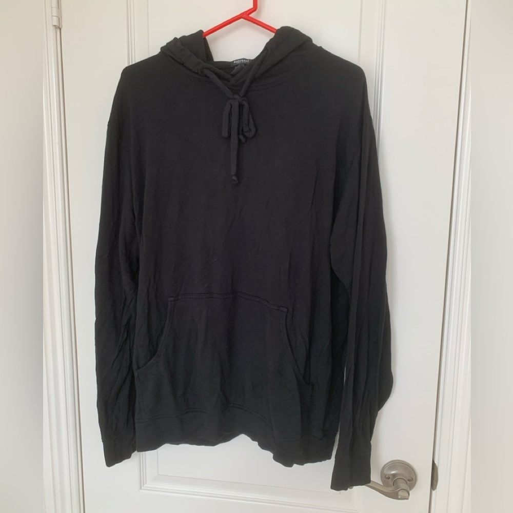 BLEUSALT Malibu Classic Pullover Hoodie Black Size 2 US Medium